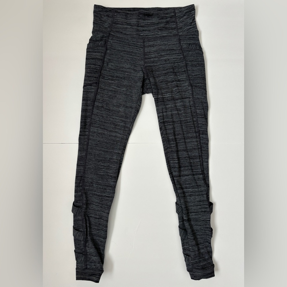 Athleta Heather Cutout Leggings